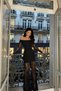Madonna Neck Lace Detail Sheer Nightdress