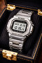 1456 Retro Style Silver Color Digital Men's Wrist Watch - 2