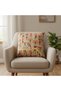 Handmade African Patterned Decorative Throw Pillow Cover – 40X40 cm | Multi-Colored, Ethnic Cotton Polyester Cover - 7