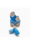 Montessori colorful wooden cars (blue-baby blue) - 3