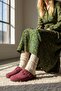 Anatomical Unisex Natural Cork Sole Arch Supported Felt Home Slippers - 2
