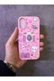 iPhone 17 Compatible Camera Pink Case with Doodle Pattern - 3