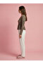 Leopard Print Long Sleeve Women's Pajama Top Nightgown - 4