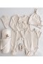 Gots Organic Certified Newborn Baby Boy Hospital Exit Set