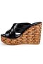 Pruh Genuine Leather Women's Slippers Black - 5