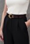Suede/Antique Buckle Women's Belt, Jacket Belt, Trouser Belt.