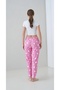 Women's Pajama Bottoms Heart Patterned Soft Textured Anti-Pilling - 2