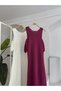 Shoulder Detailed Hem Tasseled Knitwear Dress 2862 - 6