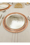 30 cm Copper Plate - Plate Honeycomb Embroidered - 4