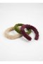 Women's Plush Puff Hair Crown Set of 3 - Soft Teddy Textured Hair Accessory - 2