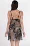 Patterned Fancy Strap Nightdress - 2