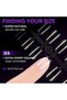 XS Soft Gel Nail Tips Square 240 Pcs of 12 sizes Kit - 3