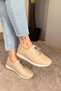 Women's Ayda Lace-Up Elastic Orthopedic Comfortable Sole Daily Ballet & Sports Shoes - 5
