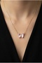 Steel 22K Chain Zircon Stone Butterfly Necklace 45 cm |   Gold Color Non Tarnish Women Jewelry Steel Necklace