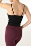 Embossed Pattern Thin Strap Unassisted Bustier - 5