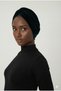 Velvet Cross Green Ready-Made Turban Hijab Bonnet Suitable for Medical Use - 4