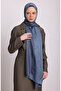 Barçın Collection Ice Blue Double-Sided Shawl - 4