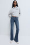 Flared Low Jeans - 2