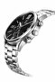Men's Wristwatch Steel Strap Steel Case Analog Display Silver Color - 4