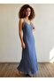 DUYGU MUSLIN VEREV CUT STRAP DRESS