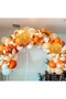 Party Special Design Vibrant Color Birthday Set Orange Themed - 2