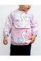 Swan Patterned Wearable Sleeve Unisex Girl Boy Baby Food Bib
