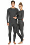 Soft Thermal Underwear Set Anthracite