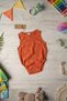 Online - Organic Muslin Unisex Baby Body - Tile