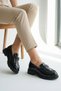 Women's Special Design Lightweight and Thick Sole Casual Oxford, Butterfly Buckle Casual Loafer Shoes - 6