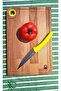 Be-kct0055-s wooden cutting board-22*33 cm yellow - 2