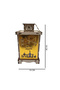 YU WELL Wooden Ramadan Lantern Ramadan Kareem Decoration Light Eid Decoration Lantern Lamp 18X10CM - 3