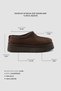 Lily Brown Suede Daily Comfortable Sole Sabo Women's House Slippers & Shoes - 6