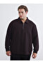 Esvab • Modern & Distinctive Oversized Turn-Down Collar Men's Sweatshirt - 2