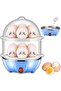 Egg Steamer, 2-Layer Automatic Egg Boiler (350W, 220V), 14 Eggs Capacity Cooker, Egg Steamer