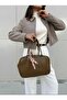 Women's Scarf Detail Rectangular Bag - 5