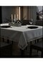 Jute Soft Glitter Cream Linen Tablecloth Please Measure Your Table When Choose Size - 2