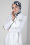 Belted Zippered Trench Coat 10552 - 2
