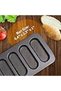 2-Piece Perforated Baguette Baking Tray, Non-Stick Carbon Steel Bread Pan, 13.6 x 8.4 Inch - 2