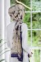 Women's Luxury Medina Silk Shawl Baby Blue