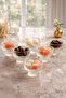 6-Piece Standing Pinterest Glass Coffee Side Turkish Delight Bowl 5*6cm - 5