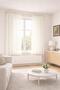 Honeycomb Top Voile Short Length Kitchen Sheer Curtain Non-Ironing Extra Foam Lead-Free Non-Folding Cream - 3