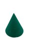 Domestic Production Funnel Model Suede Fabric Green Color 8/8 cm Bracelet-Watch Display Stand - 2