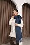 Women's Soft Textured Tasseled Knitted Scarf Shawl Shoulder Wrap - 3