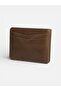 100% Genuine Leather Magnetic Horizontal Model Design Antique Brown Card Holder & Wallet - 3