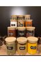 Glass 250 ml Spice Jar Set with Bamboo Rotating Stand and Bamboo Vacuum Lid of 12 - 3