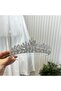 Zircon Stone Designed Bridal Tiara High Quality Wedding Henna Engagement Promise Crown A-4 Tky0423 - 3