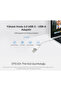 محول xzk-t16 من نوع UC400 من النوع C إلى USB 3.0 - 4