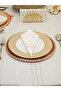 27 cm Copper Plate - Plate Honeycomb Embroidered - 2