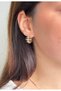Opus Weave Xuping Women's Steel Hoop Earrings Tarnish Resistant Anti-Allergic Rose Gold Color - 2