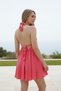 BEGONVILLE Muslin Boho Style Knitted Detailed Mini Dress - 3
